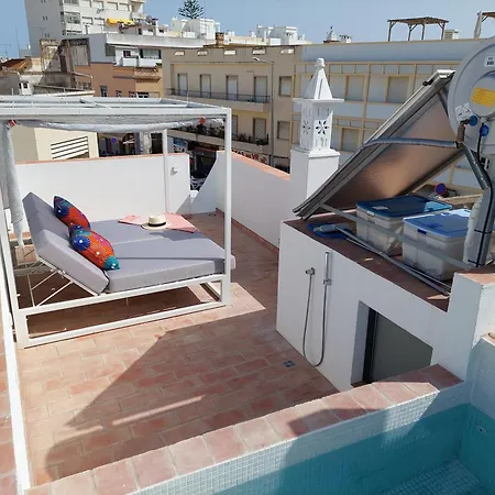 Сasa de vacaciones Cosy Terrace House - Design, Comfort, Micro-pool, Location In Olhão